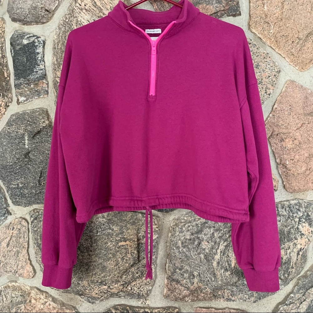 American Eagle Outfitters Crop Sweatshirt - Picture 1 of 4
